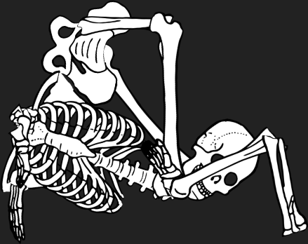 Dem bones dem bones dem – dry bones!