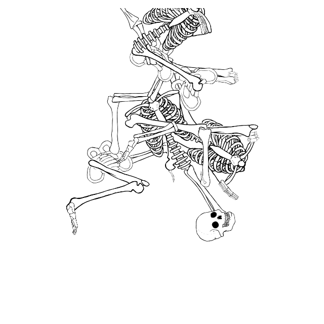 Dem bones dem bones dem – dry bones!