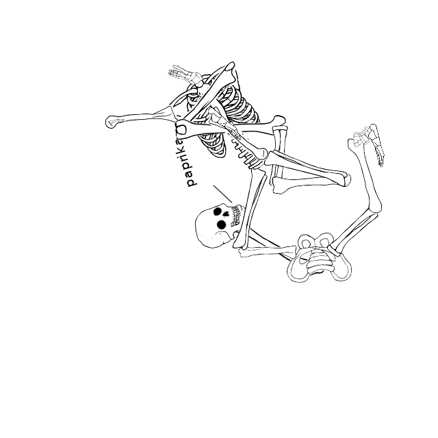 Dem bones dem bones dem – dry bones!