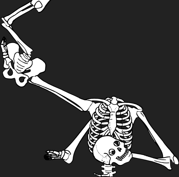 Dem bones dem bones dem – dry bones!