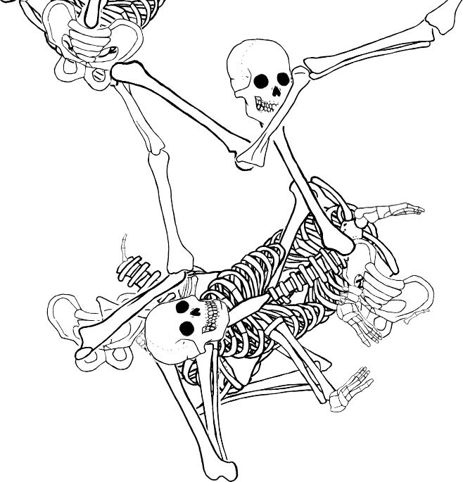 Dem bones dem bones dem – dry bones!