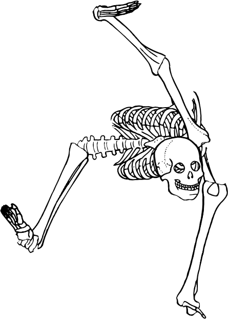 Dem bones dem bones dem – dry bones!