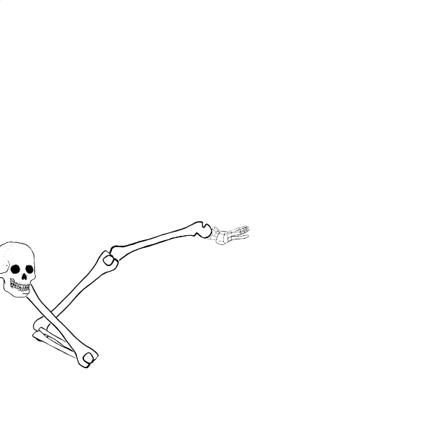 Dem bones dem bones dem – dry bones!