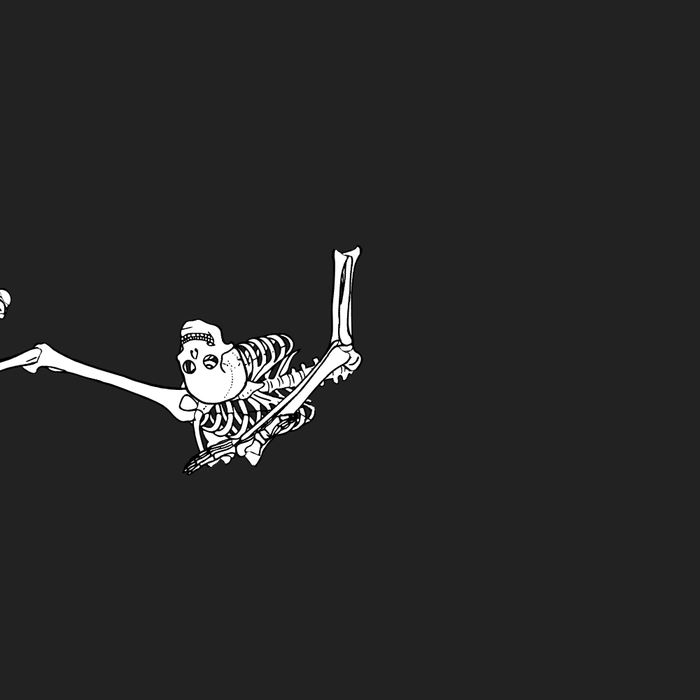 Dem bones dem bones dem – dry bones!