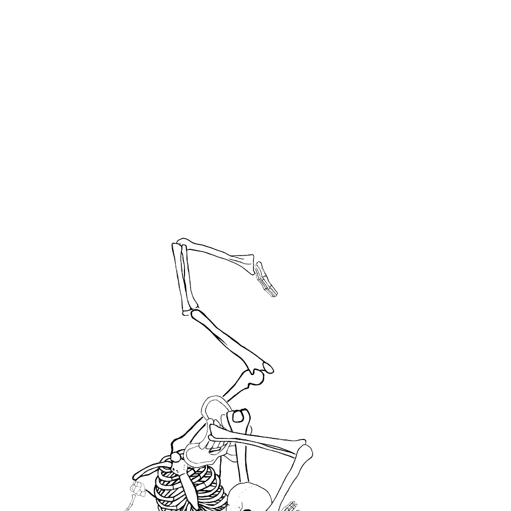 Dem bones dem bones dem – dry bones!