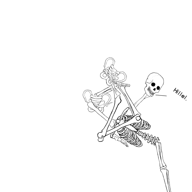 Dem bones dem bones dem – dry bones!