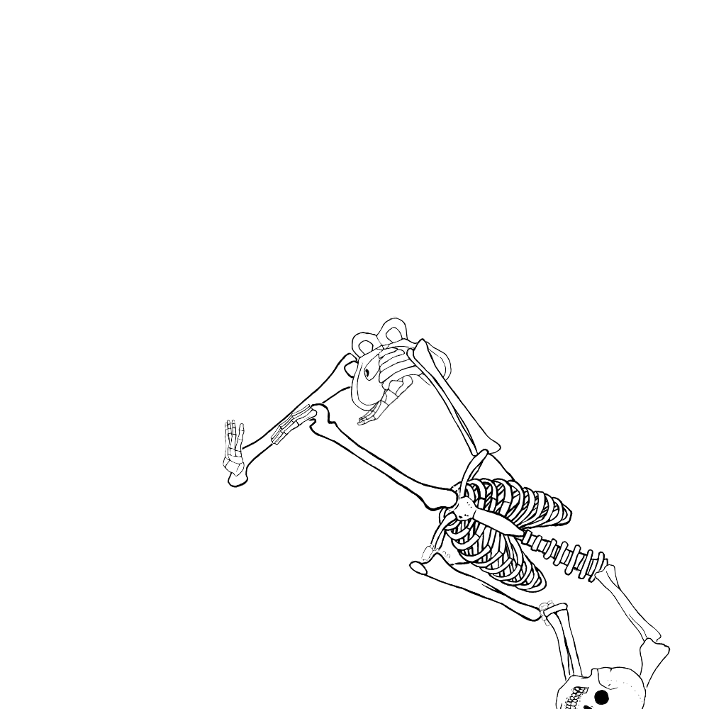 Dem bones dem bones dem – dry bones!