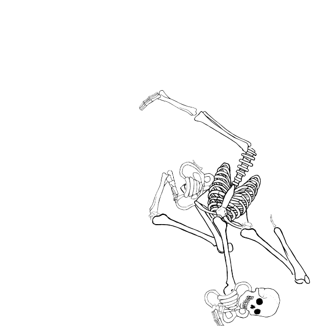 Dem bones dem bones dem – dry bones!