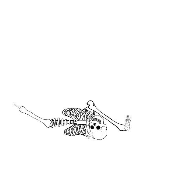 Dem bones dem bones dem – dry bones!