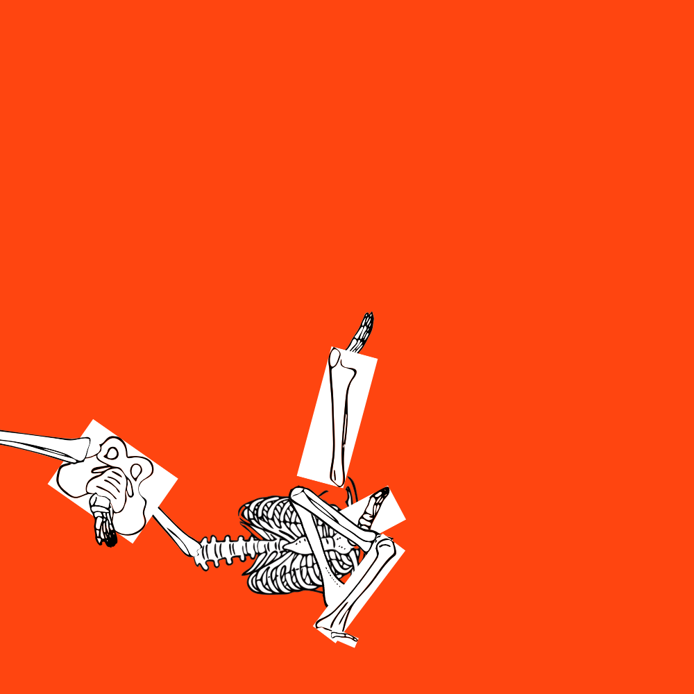 Dem bones dem bones dem – dry bones!
