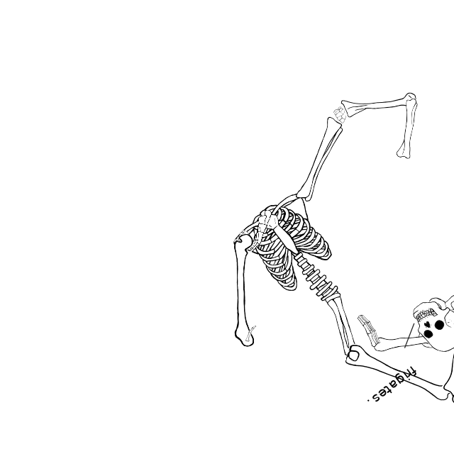 Dem bones dem bones dem – dry bones!