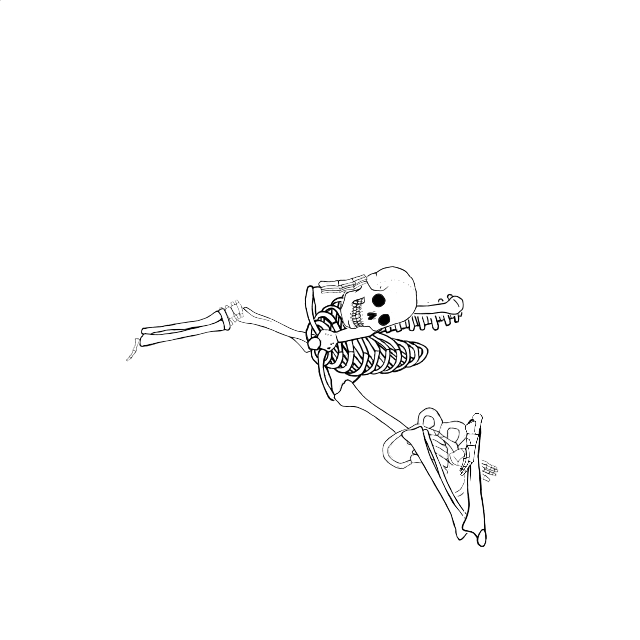 Dem bones dem bones dem – dry bones!