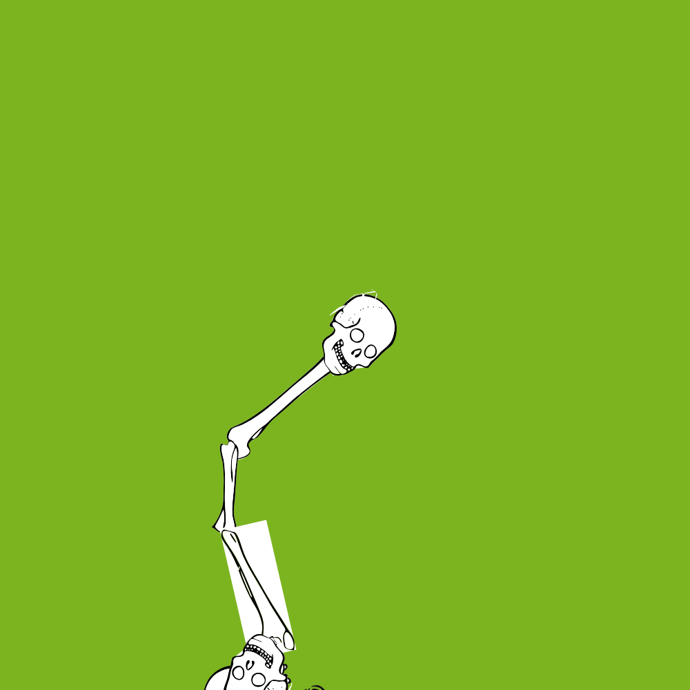 Dem bones dem bones dem – dry bones!