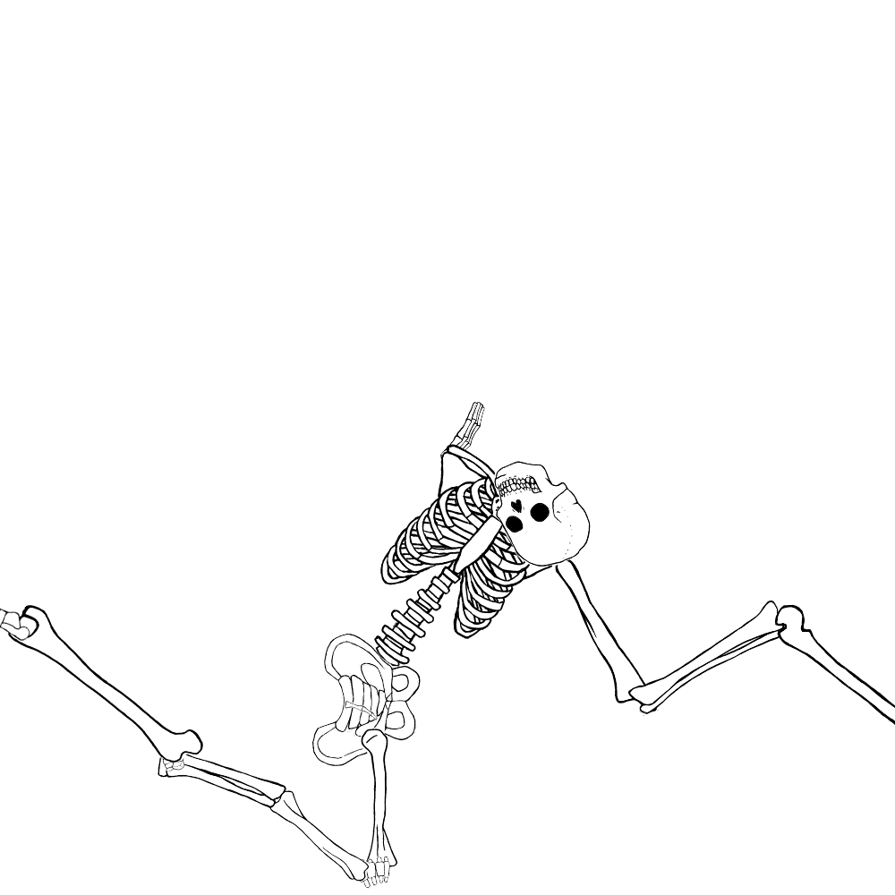 Dem bones dem bones dem – dry bones!