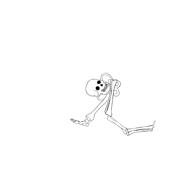 Dem bones dem bones dem – dry bones!