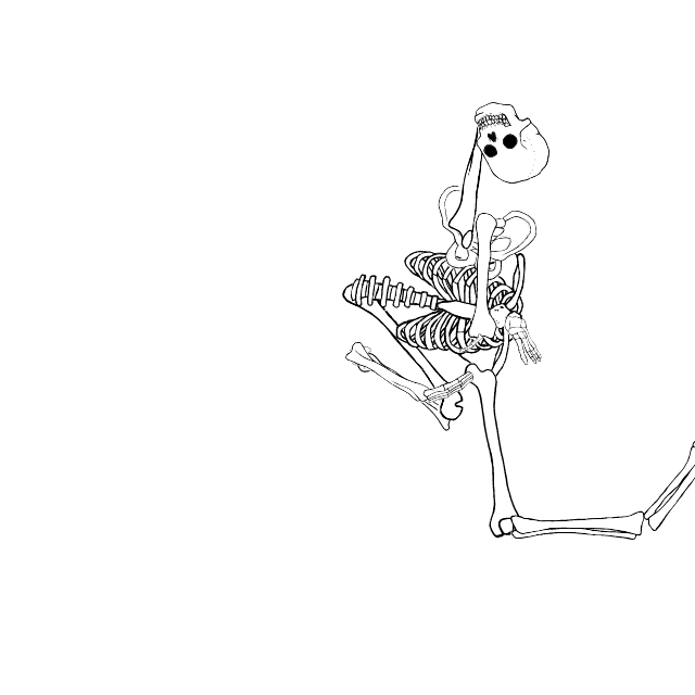 Dem bones dem bones dem – dry bones!