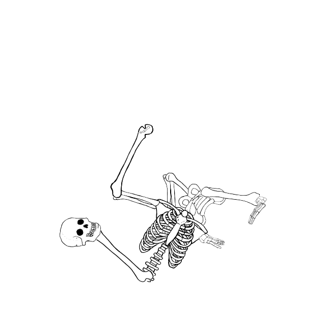 Dem bones dem bones dem – dry bones!