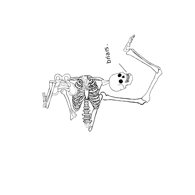 Dem bones dem bones dem – dry bones!