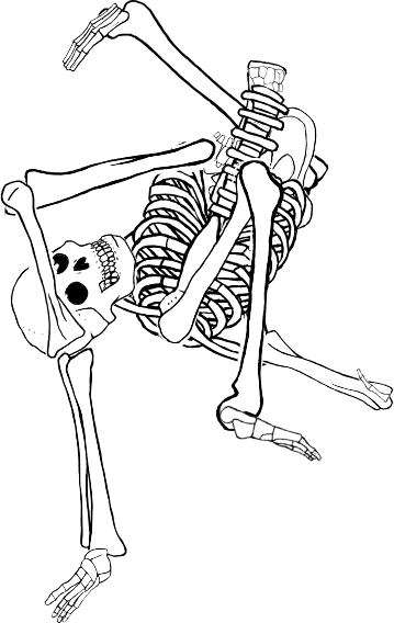 Dem bones dem bones dem – dry bones!