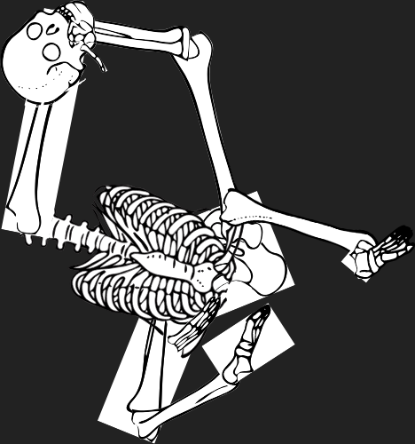 Dem bones dem bones dem – dry bones!