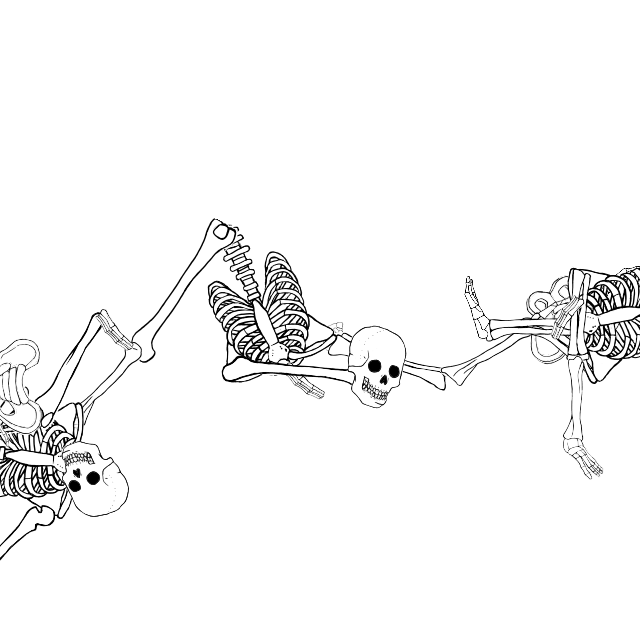 Dem bones dem bones dem – dry bones!