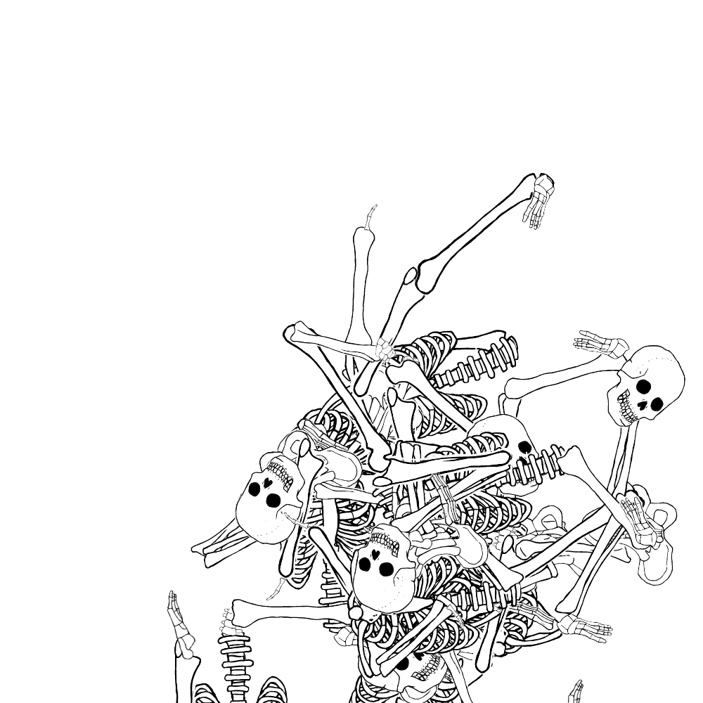 Dem bones dem bones dem – dry bones!