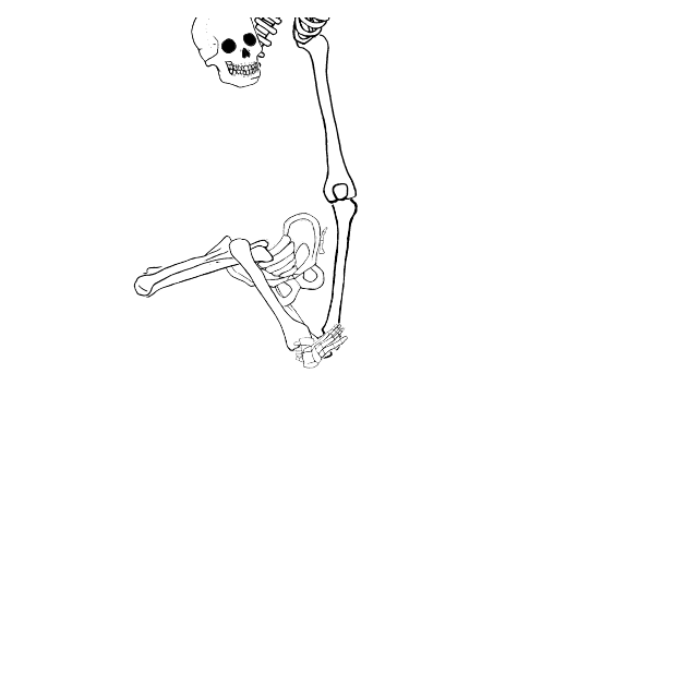 Dem bones dem bones dem – dry bones!