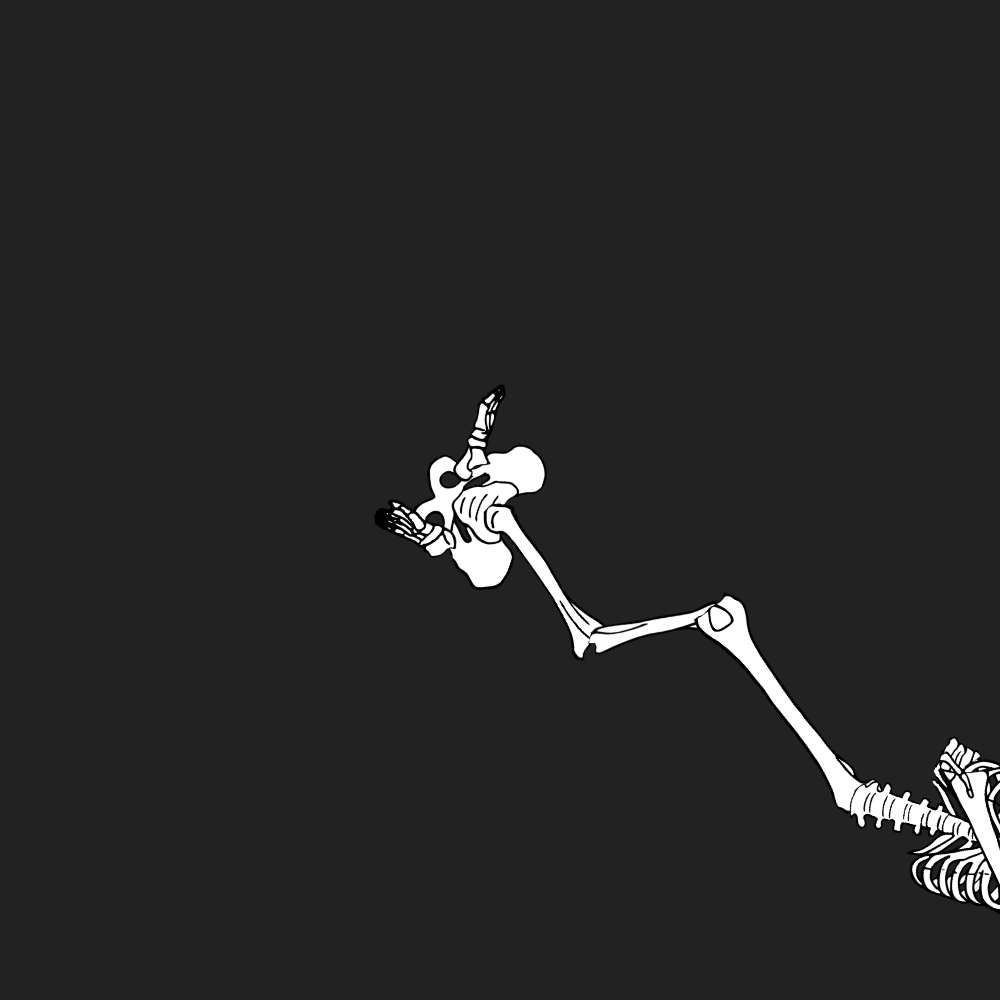 Dem bones dem bones dem – dry bones!