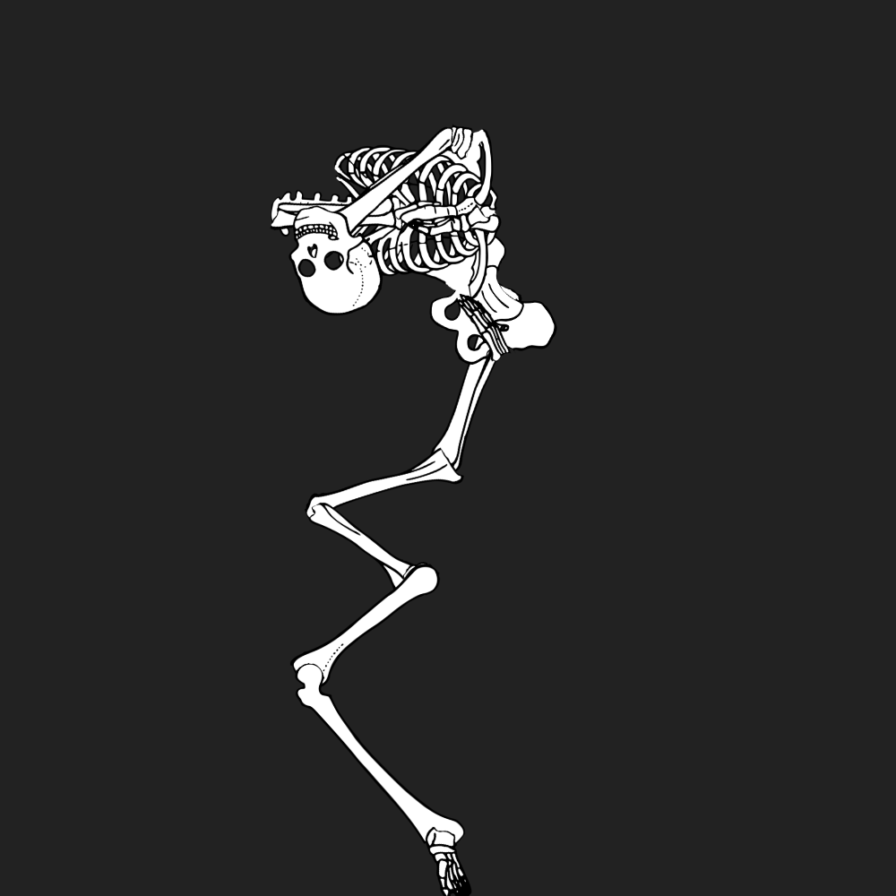Dem bones dem bones dem – dry bones!
