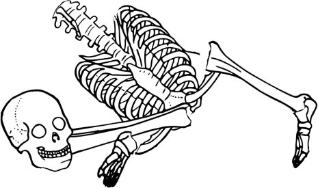 Dem bones dem bones dem – dry bones!