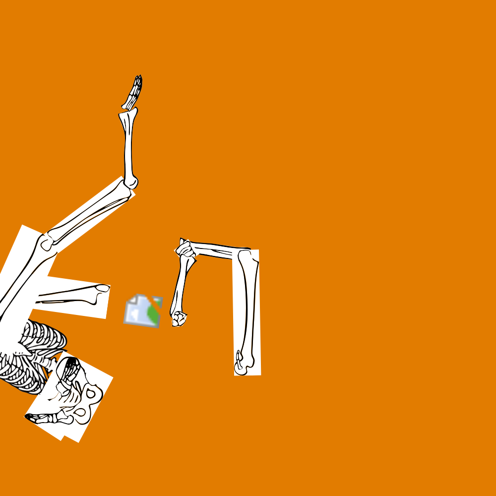 Dem bones dem bones dem – dry bones!