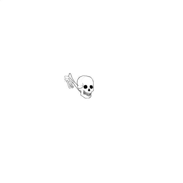 Dem bones dem bones dem – dry bones!