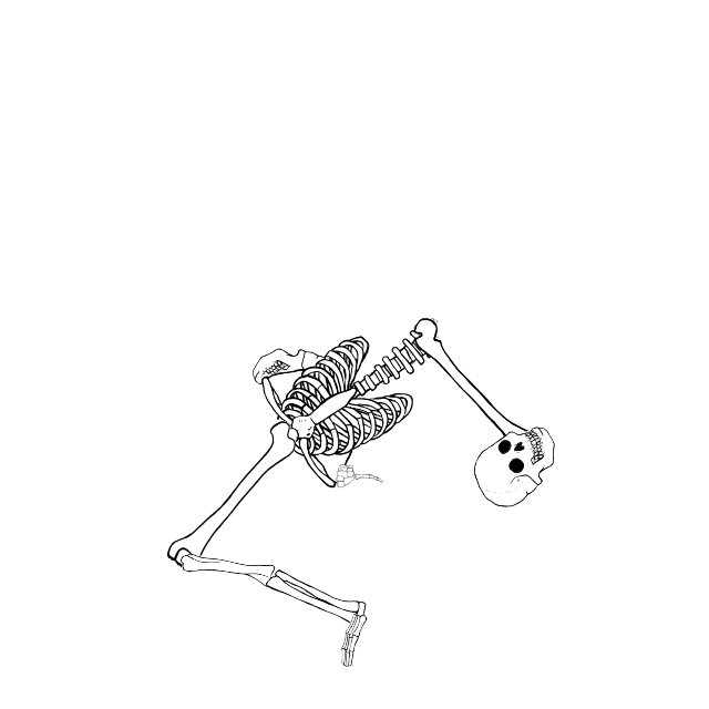 Dem bones dem bones dem – dry bones!