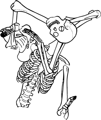 Dem bones dem bones dem – dry bones!