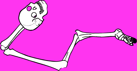 Dem bones dem bones dem – dry bones! Dem bones dem bones dem – extra bones!