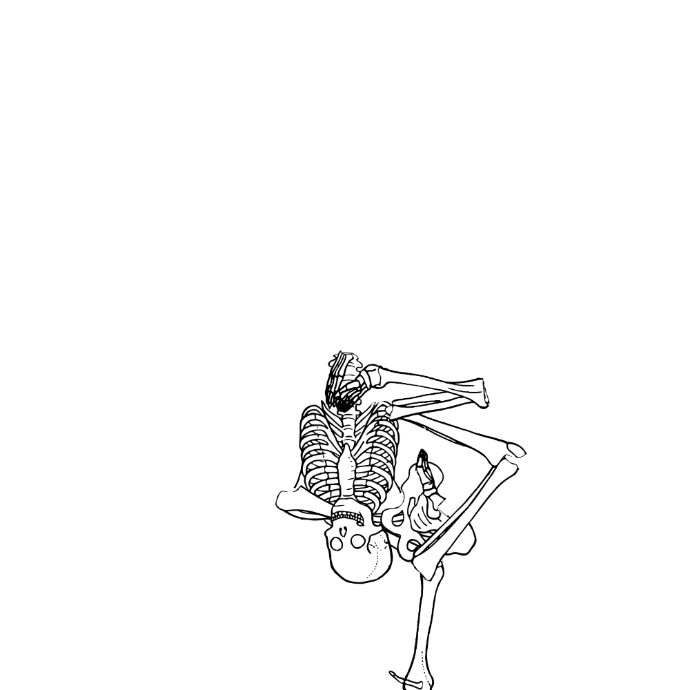 Dem bones dem bones dem – dry bones! Dem bones dem bones dem – extra bones!