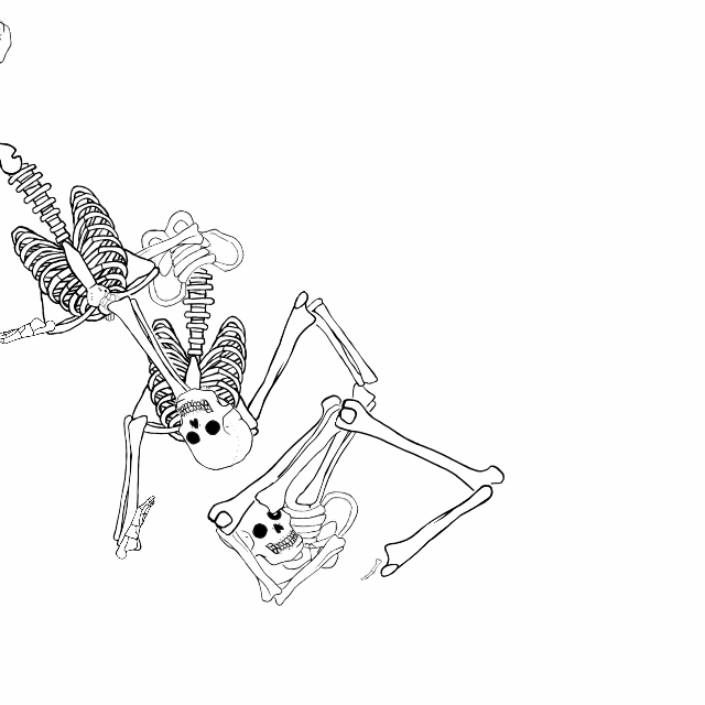 Dem bones dem bones dem – dry bones!