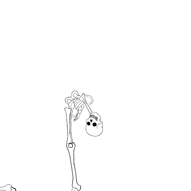 Dem bones dem bones dem – dry bones!