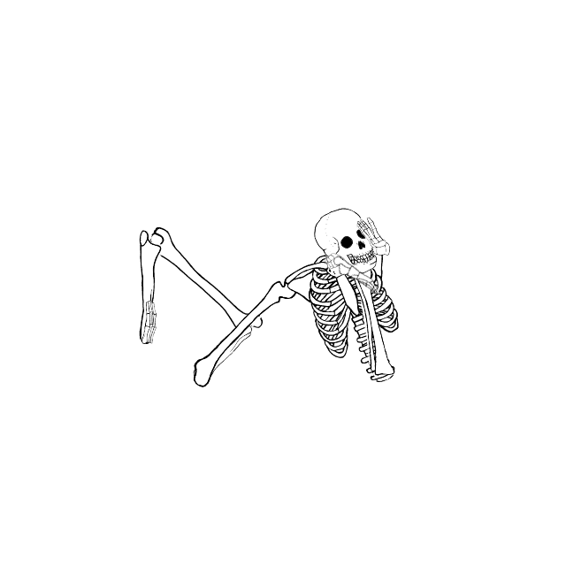Dem bones dem bones dem – dry bones!