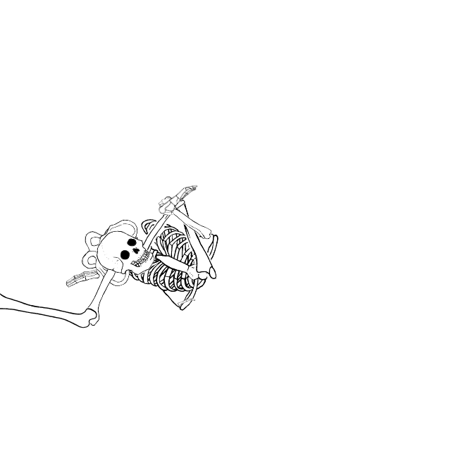 Dem bones dem bones dem – dry bones!