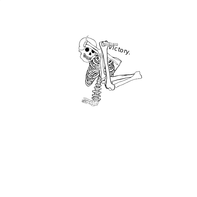 Dem bones dem bones dem – dry bones!