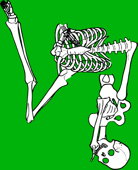 Dem bones dem bones dem – dry bones!