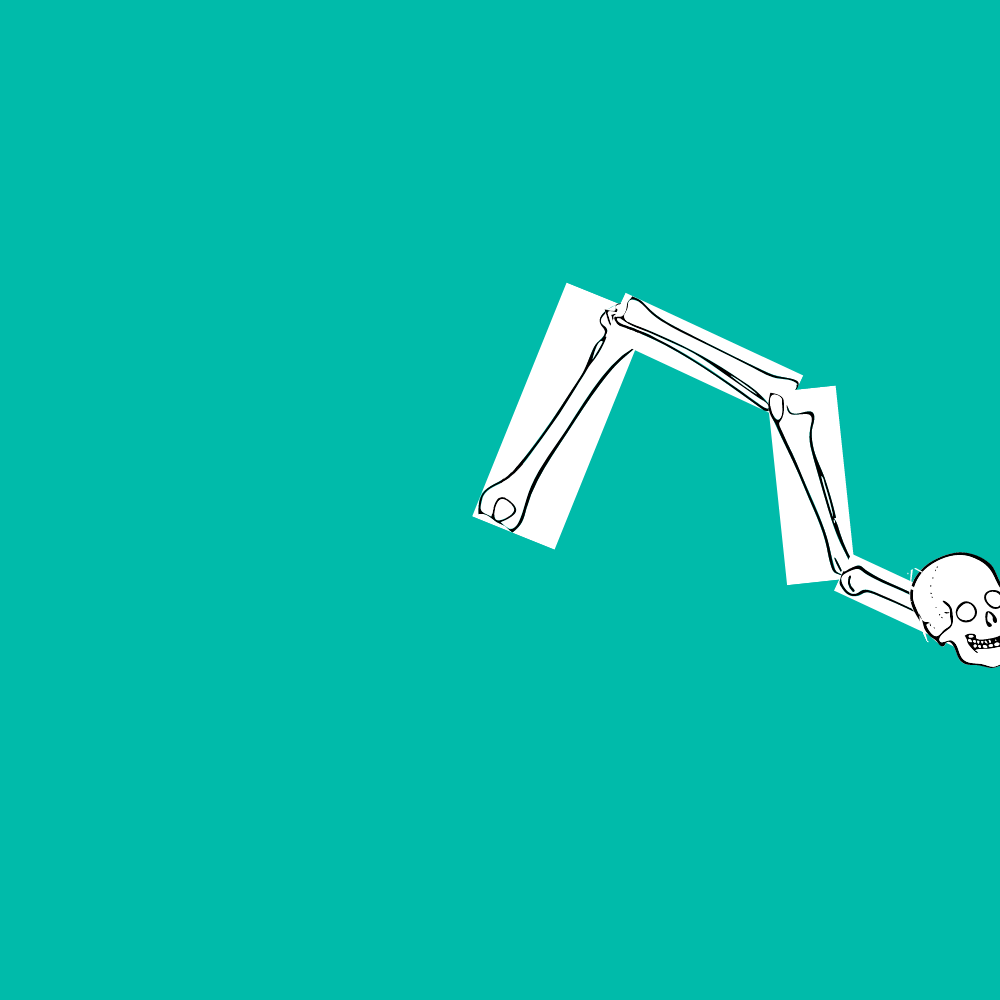 Dem bones dem bones dem – dry bones!