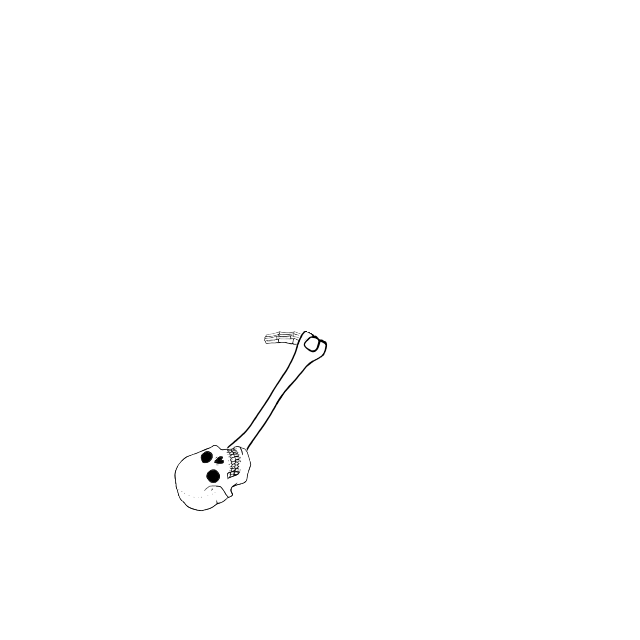 Dem bones dem bones dem – dry bones!