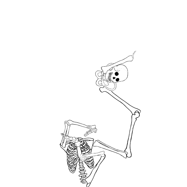 Dem bones dem bones dem – dry bones!