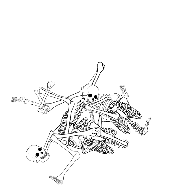 Dem bones dem bones dem – dry bones!