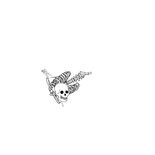 Dem bones dem bones dem – dry bones!