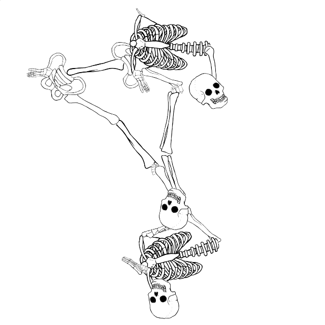 Dem bones dem bones dem – dry bones!