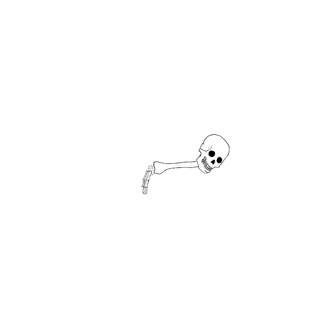 Dem bones dem bones dem – dry bones!