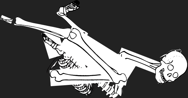 Dem bones dem bones dem – dry bones!